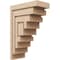 Ekena Millwork 7"W x 14"D x 21"H Classic Landon Rough Cedar Woodgrain TimberThane Corbel, Primed Tan CORUR07X14X21LANRCPR - alternate 1